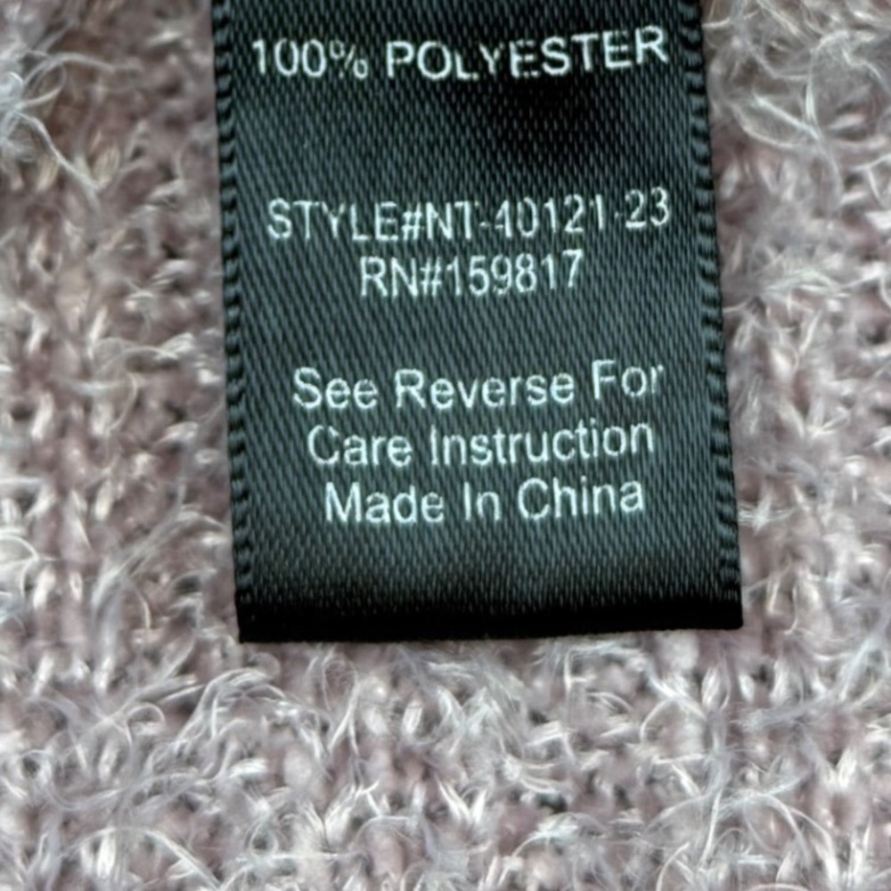 Altar'd State Elm Eyelash Sweater, Elderberry, Size Medium - Picture 9 of 9